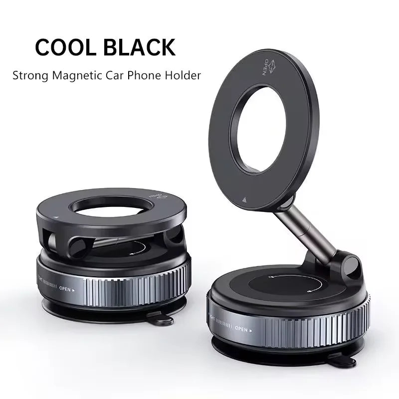 Xiaomi Strong Magnetic Phone Holder Foldable Design 360° Adjustable Vacuum Car Mount For Cell Phone For iphone Live Streaming