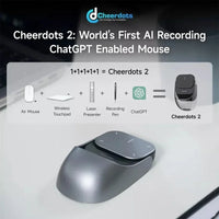 Cheerdots2 Bluetooth Detachable AI Air Mouse Wireless Split AI-Recording Mouse