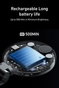 TELESIN Smartphone Magnetic Fill Light Mini Selfie Light 3 Modes Adjustable Brightness for Iphone XIAOMI HUAWEI SAMSUNG Phone