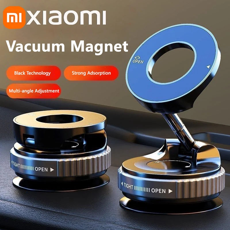 Xiaomi Strong Magnetic Phone Holder Foldable Design 360° Adjustable Vacuum Car Mount For Cell Phone For iphone Live Streaming