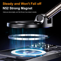 Xiaomi Strong Magnetic Phone Holder Foldable Design 360° Adjustable Vacuum Car Mount For Cell Phone For iphone Live Streaming